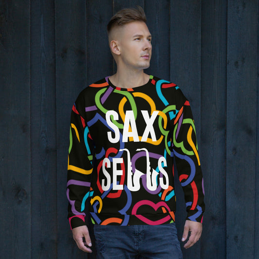 SAX SELLS HEART SWEATSHIRT