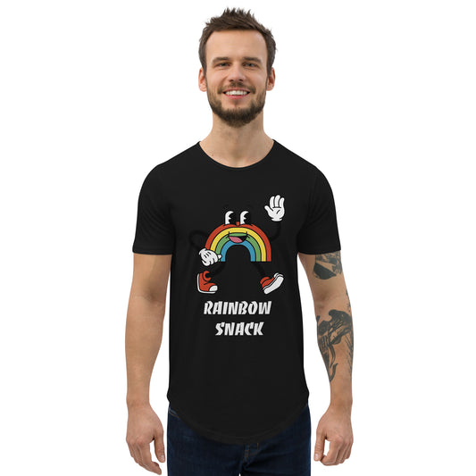 RAINBOW SNACK - UNISEX - CURVED HEM (DARK)