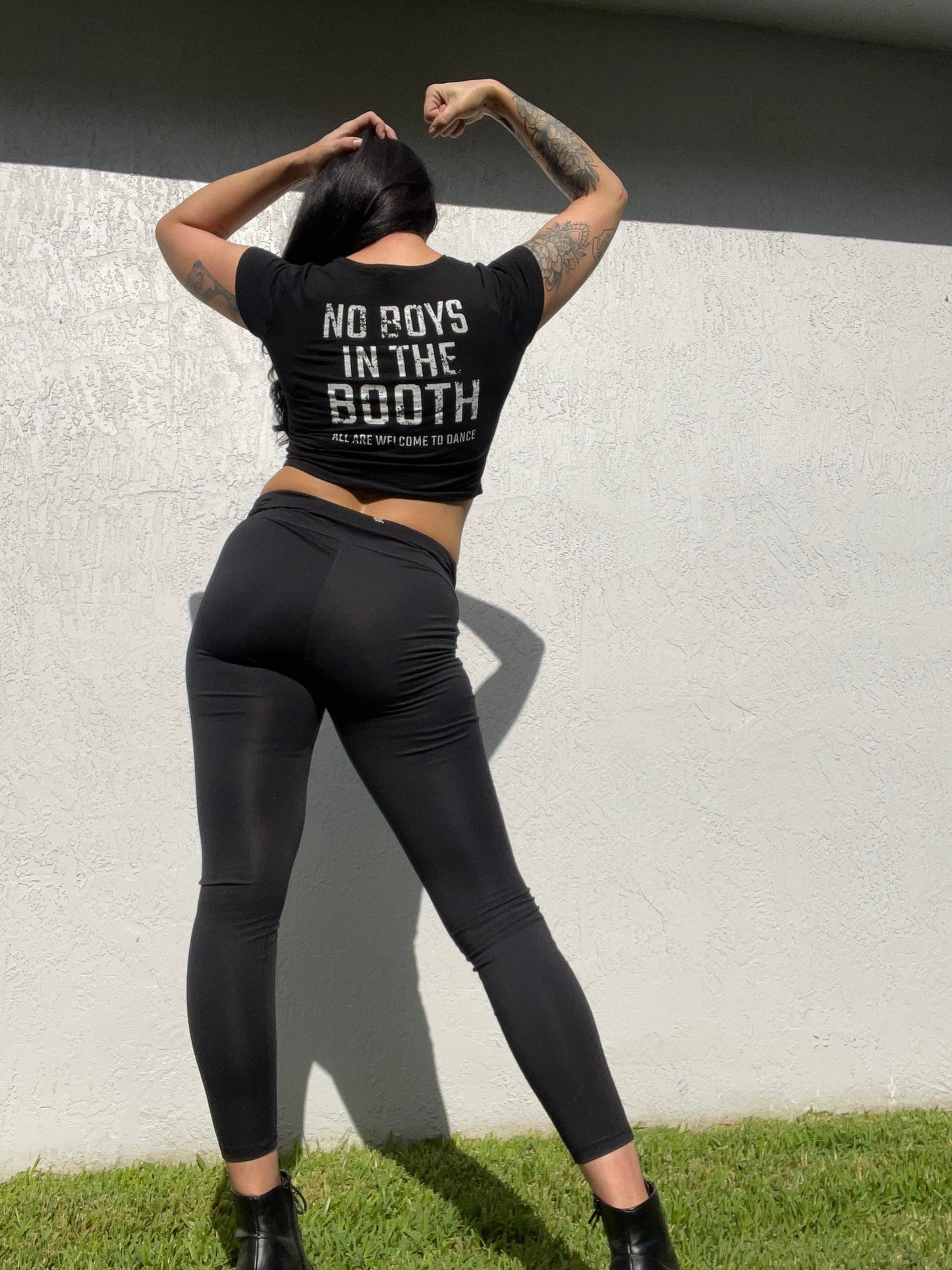 NBITB I AM THE DJ CROP TOP