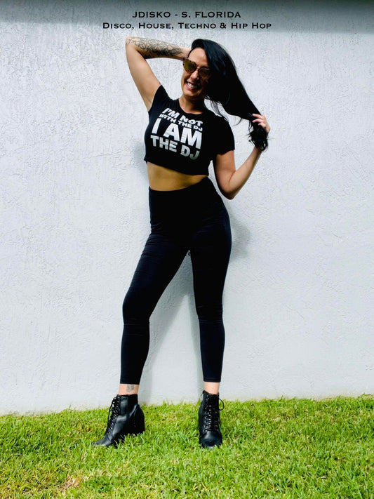NBITB I AM THE DJ CROP TOP