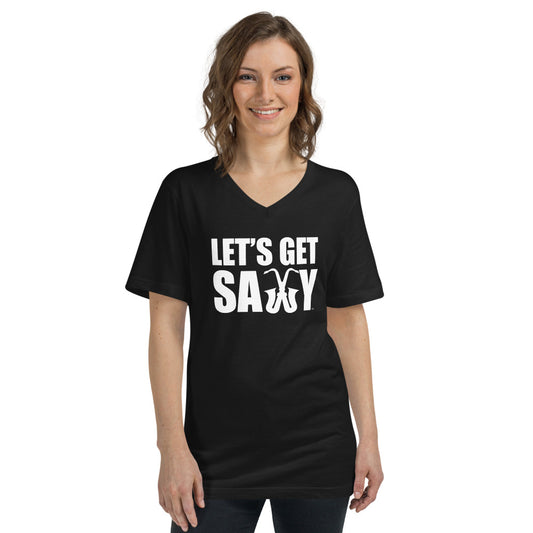 SAX SELLS V-NECK