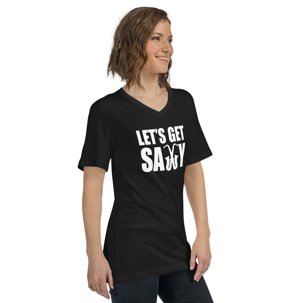 SAX SELLS V-NECK