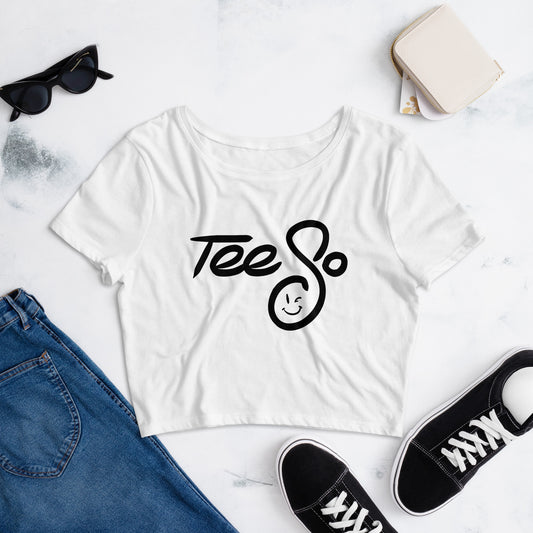 TEE SO WHITE CROP TOP
